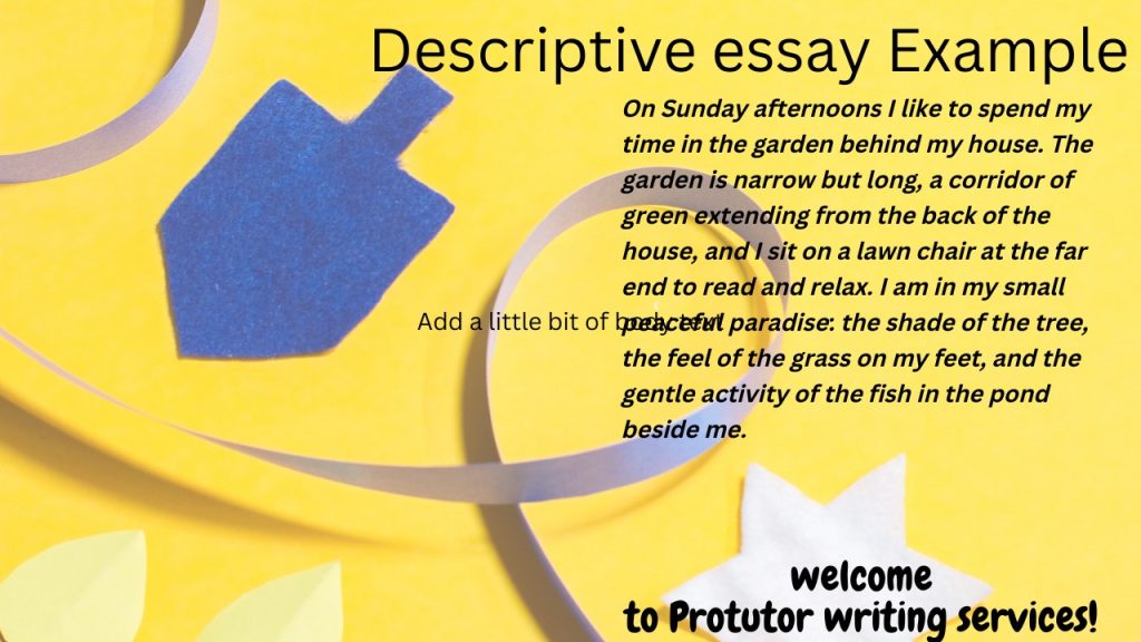Descriptive Essay Example