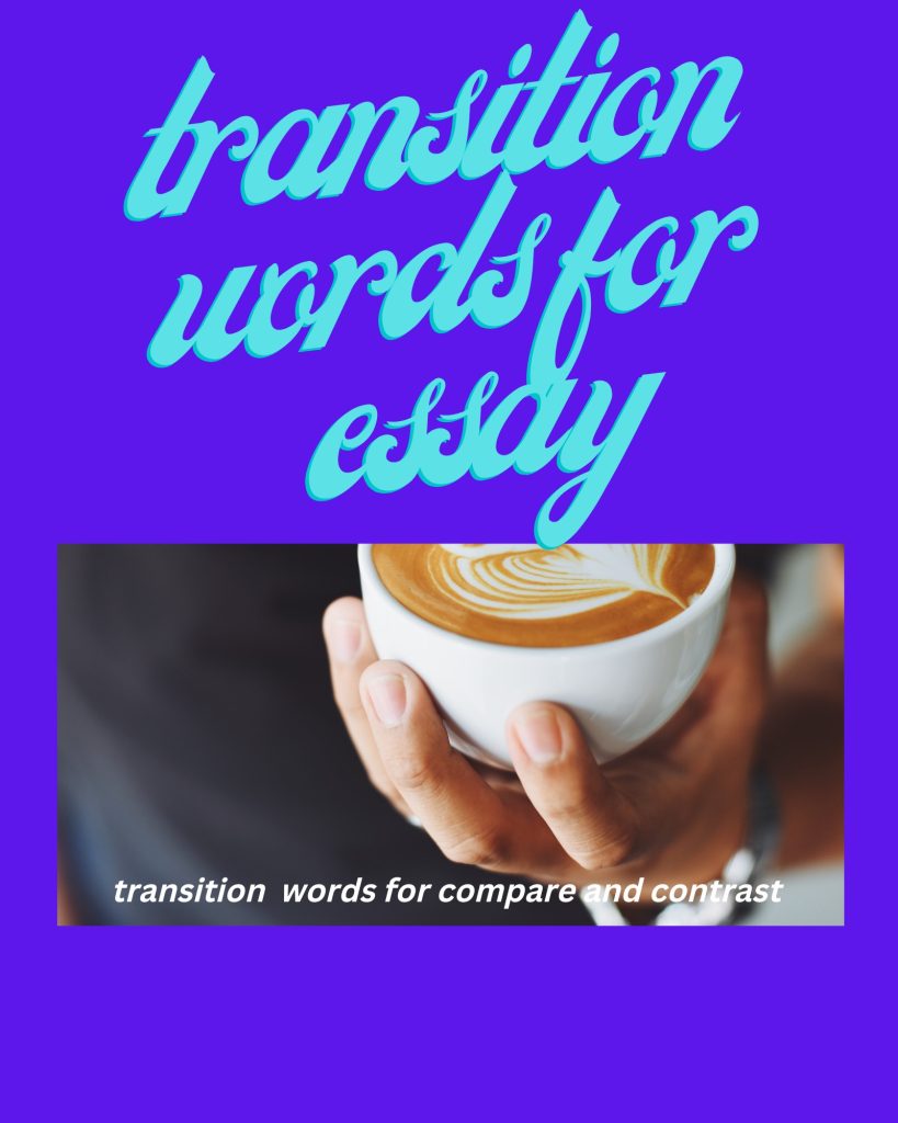 transition words for essays